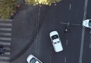 Voiture de police à Marseille