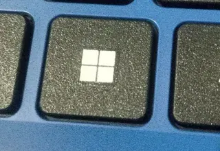 Touche Windows d'un clavier d'ordinateur portable
