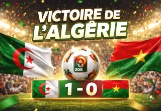 Victoire de l’Algérie, face au Burkina Faso, 1,0 Cannes, 2025. 28 décembre.