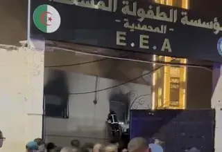Orphelinat incendie Algerie 