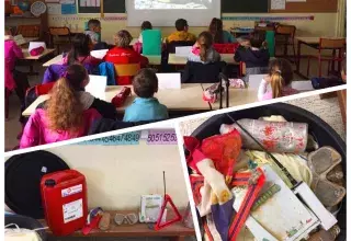 Mercredi 14 décembre 2016, Project Rescue Ocean a sensibilisé une classe de CE1 de l'école de Sauvian dans le département de l'Hérault.  Mercredi 14 décembre 2016, Project Rescue Ocean a sensibilisé une classe de CE1 de l'école de Sauvian dans le département de l'Hérault.