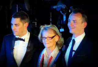 Chantre du mariage pour tous, Hélène Mandroux a eu le grand bonheur de marier les deux tourtereaux. (© N.E)