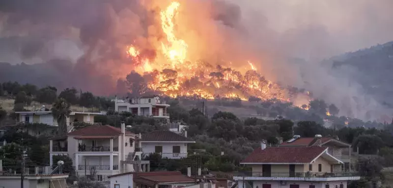 En Grèce,  le «plus gros incendie jamais enregistré» dans l'Union européenne