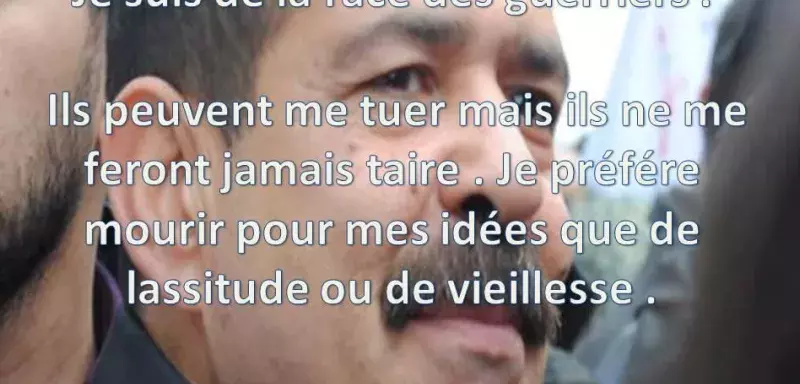 Chokri Belaïd, avocat et militant de tendance marxiste a été assassiné le 6 février 2013... (DR)