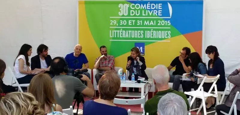 Ouverte ce matin sous le beau soleil du midi, cette Comédie du Livre 2015 dédiée aux littératures ibériques se poursuit jusqu'à dimanche. 