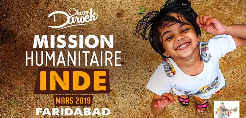 Soutenez le projet humanitaire d'Olivier Darock pour les enfants en INDE 