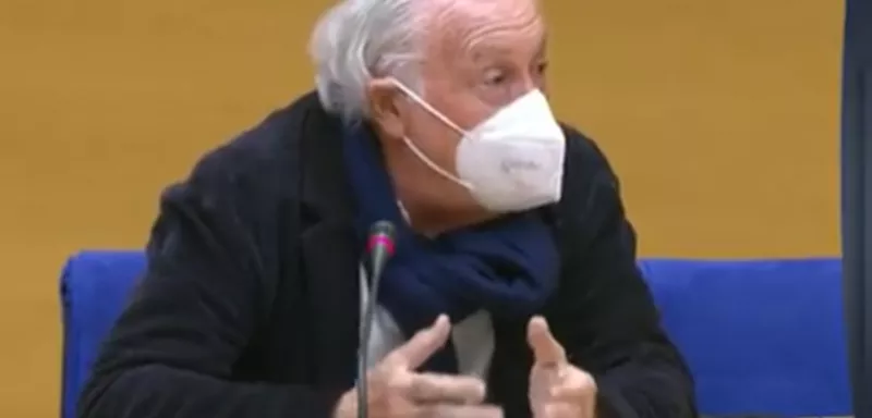 Le président du Conseil Scientifique face au Sénat (Capture d'écran)