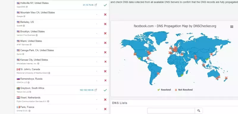 Facebook, Instagram, WhatsApp inaccessibles  suite à une erreur DNS