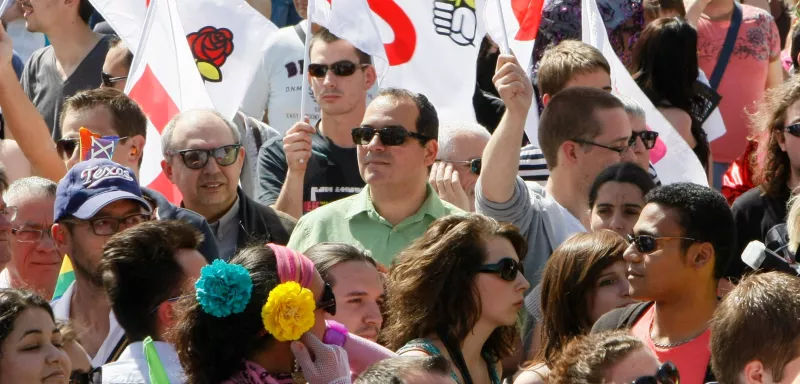 Après l'avoir présenté, le premier secrétaire de la fédération socialiste de l'Hérault (au centre) devra mettre en œuvre le mode de désignation retenu. (© Emmanuel Margueritte)