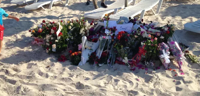 A Sousse, au lendemain de l’attentat meurtrier sur la plage  de l’hôtel Impérial Marhaba qui a fait 38 morts et une vingtaine de blessés parmi les touristes