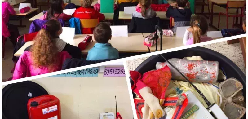 Mercredi 14 décembre 2016, Project Rescue Ocean a sensibilisé une classe de CE1 de l'école de Sauvian dans le département de l'Hérault. 