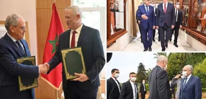 M. Gantz, un ancien chef de l’armée israélienne, a été reçu en début de matinée par le ministre délégué chargé de l’administration de la défense nationale marocaine, Abdellatif Loudiyi