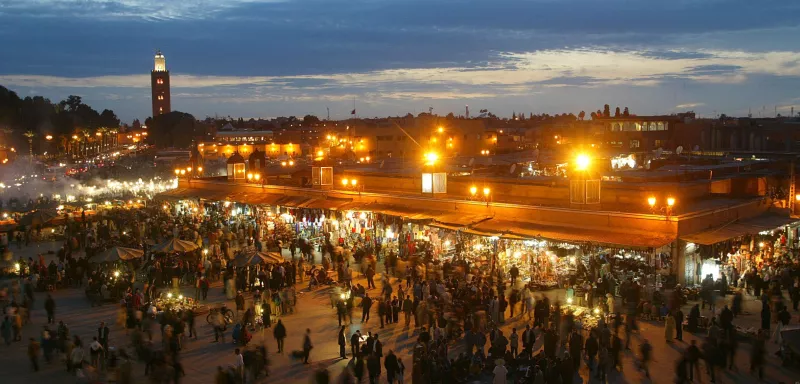 La célèbre place Jamaâ El Fna à Marrakech. (DR)