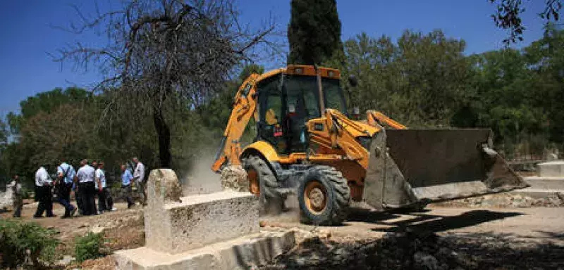 Destruction par la police israélienne d'habitations de Bedouins (archives, DR)