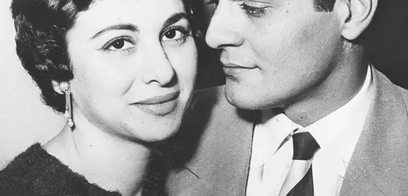 Faten Hamama et Omar Sharif... (DR) 