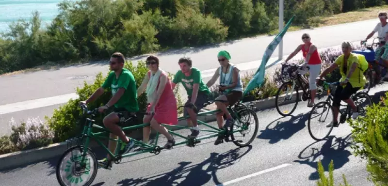 Le collectif Alternatiba arpente la France à vélo pour alerter sur la question climatique et sera à Frontignan et Sète ce jeudi 20 septembre