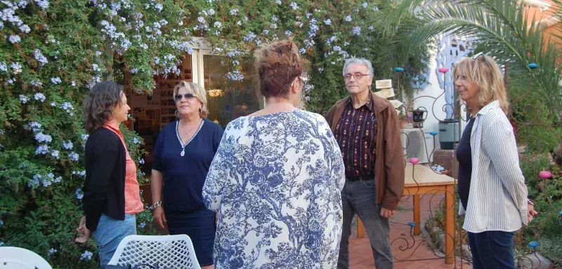 Corinne Cosseron, grande prêtresse internationale de la rigologie ouvrait les portes de sa Maison du Bonheur