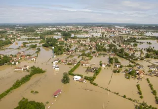 en Bosnie, l'un des pays les plus pauvres d'Europe, l'on parle de centaines de millions d'euros de dégâts... (DR)