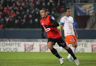 Le second but inscrit par Erding a effacé les espoirs montpelliérains d'une finale face à Saint-Etienne. (© Stade Rennais F. C.)