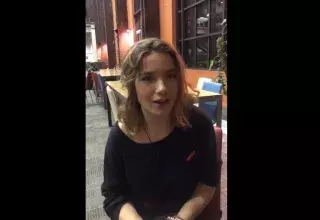 Léna a témoigné avec d'autres étudiants de Montpellier devant la caméra de nos confrères de Brut. (Capture d'écran vidéo/Facebook)