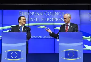 L'annonce des résultats du Conseil Européen (Xinhua) L'annonce des résultats du Conseil Européen (Xinhua)