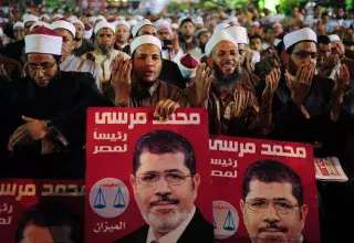 Manifestation de soutien au candidat des Frères musulmans, Mohamed Morsi. (Xinhua)