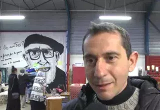 rédéric Piazza l'un des co-responsables des sites du sud (Arles, Marguerittes, Alès) explique au micro de TVSUD cette chaîne vertueuse, engendrée par les dons. (© TVSUD)