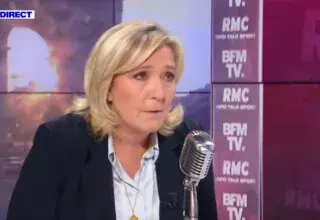 Marine Le Pen invitée sur BFM TV