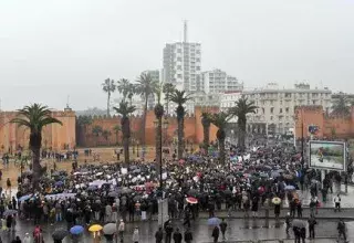 Manifestation du Mouvement du 20 février à Rabat (photo: DR)