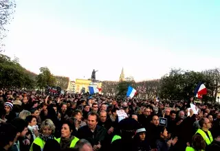 100 000 personnes ont marché à Montpellier contre la barbarie du terrorisme et pour la démocratie.