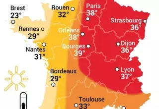 L'épisode caniculaire touche à sa fin... (Météo France)