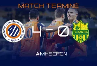 Vidéos : sur la pelouse face à Nantes et dans les vestiaires, c'était la fête hier soir pour Montpellier ! (© MHSC)