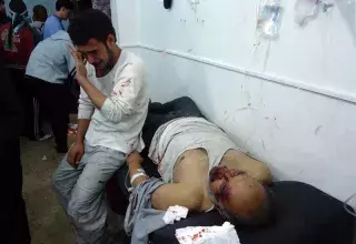 Les habitants sont sous le feu continu de l'armée syrienne et des snipers. (DR) Les habitants sont sous le feu continu de l'armée syrienne et des snipers. (DR)