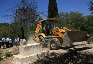 Destruction par la police israélienne d'habitations de Bedouins (archives, DR)