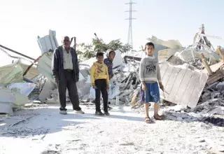 La maison suivante fut celle de Mohammed et de ses 5 enfants (DR)