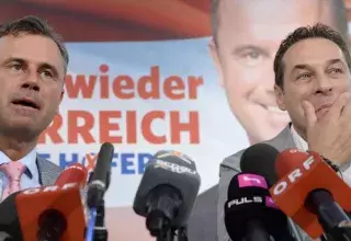 le FPÖ réalise son meilleur score à un scrutin national, surfant sur la vague migratoire en agitant le spectre de l’envahissement par des étrangers... (DR)