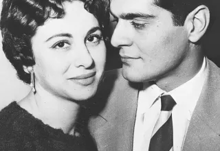 Faten Hamama et Omar Sharif... (DR) 