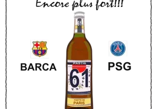 Hors concours, un remake de la moquerie Pastis 51 que les internautes ont cette fois-ci transformée en Pastis 61. (DR)