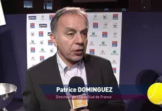 Toujours voué à l'amour du tennis, après sa vie de grand joueur français, Patrice Dominguez était aussi le Directeur du tournoi Open Sud de France. (DR)