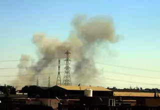 Raids sur la capitale, Tripoli (Photo: Xinhua)