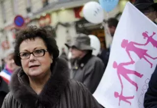 Christine Boutin avait déclaré dans la revue Charles en avril 2014 : "L'homosexualité est une abomination". (Rainbow Info/Twitter) 