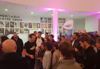 A l’issue de cette soirée de lancement du festival Anymal qui a fait salle comble au Pasino de la Grande-Motte, Rémi Gaillard a tenu à saluer toutes les personnes présentes au rendez-vous ! (© N.E)