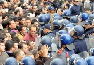 Le pouvoir n'a pas hésité à réprimer durement toutes les manifestations. (DR) Le pouvoir n'a pas hésité à réprimer durement toutes les manifestations. (DR)
