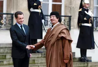 un diplomate de l'entourage de Kadhafi a réitéré les accusations de financement de la campagne présidentielle de Nicolas Sarkozy en 2007... (DR)