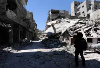 Les journalistes en Syrie travaillent dans des conditions extrêmes, que décrit Francesca Borri. (Xinhua)  