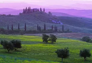 le val d'Orcia en Toscane... (DR)