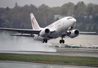 l'avion transportait 140 passagers, aucun blessés n'est signalés... (DR)