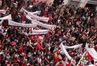 Les manifestants ont scandé des slogans anti-islamistes et hostiles au parti Ennahda... (Tuniscop)