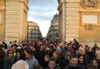 Marche de Montpellier contre le terrorisme, reportage vidéo avec nos partenaires de TVSud. (DR) 