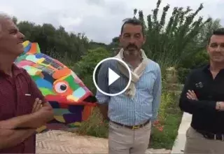 Interview de Laurent Fabre, Stéphane Ferrandis et Guët avant une bonne pronade en vidéos dans le Jardin Antique Méditerranéen. ( © Nicolas Ethève)